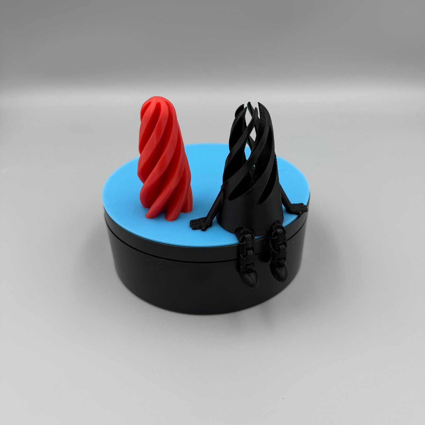 3D Printed Passthrough Fidget Buddy - Desk Buddy - Articulating legs - gift - for him - for her - coworkers - office organization - fun
