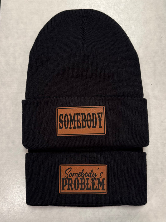 Somebody's Problem Beanie Set