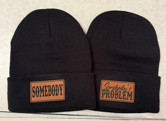 Somebody's Problem Beanie Set