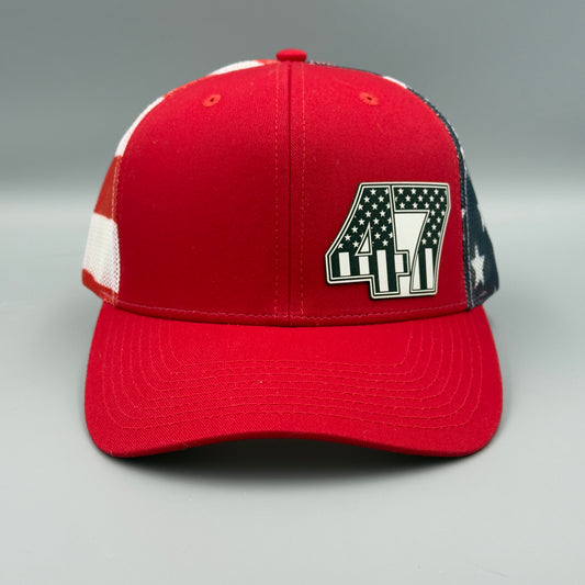 American Flag 47 Presidential Hat