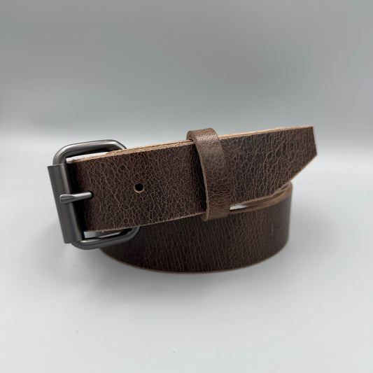 Water Buffalo Leather Belt - Handmade - Gift - Gift for Him - Christmas - Birthday - Custom Made - Full Grain - Clothing - Accessories