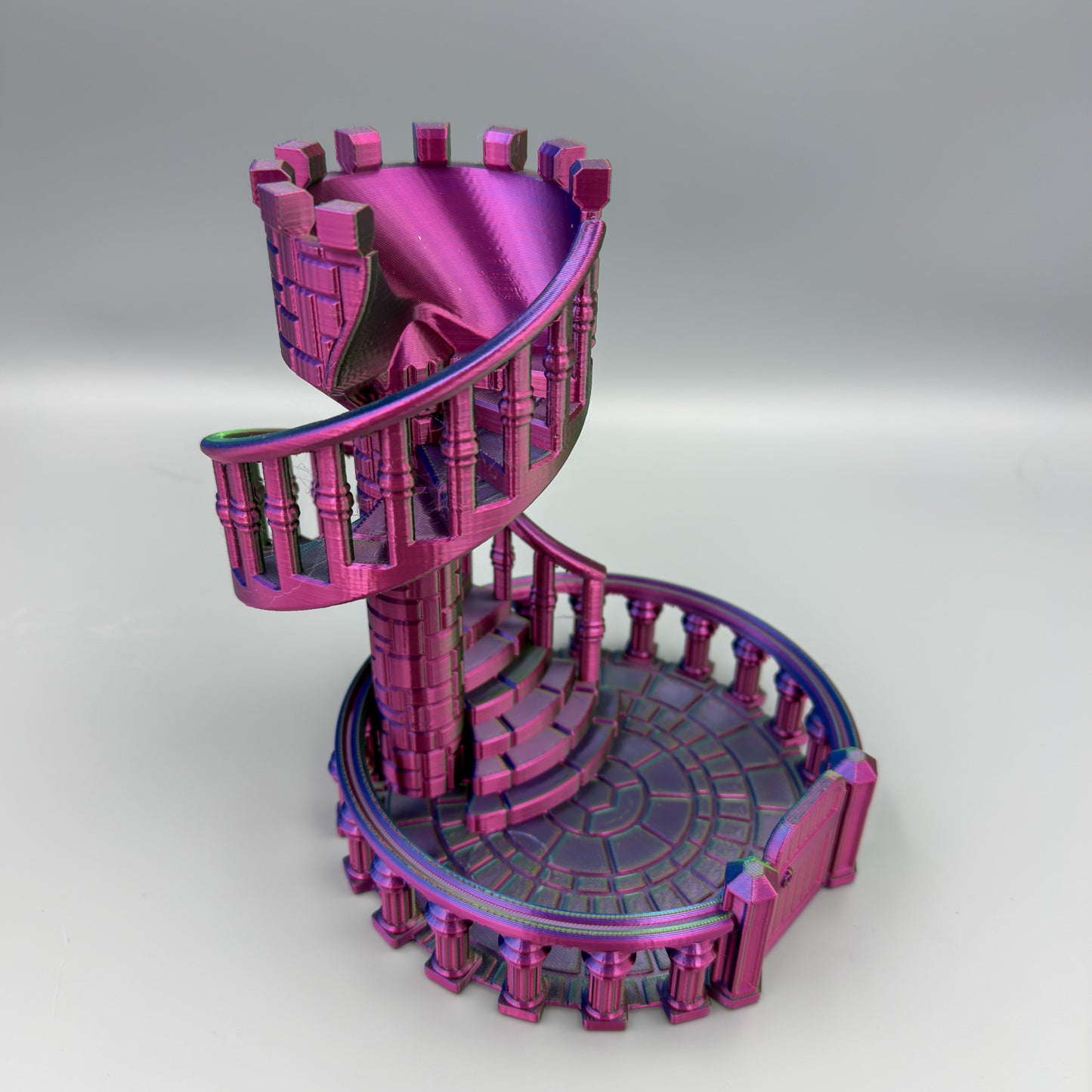 3D Printed Dice Rolling Tower - DnD - Dice games - Nerd - Geek - Games - Board Games - Castle - Fun