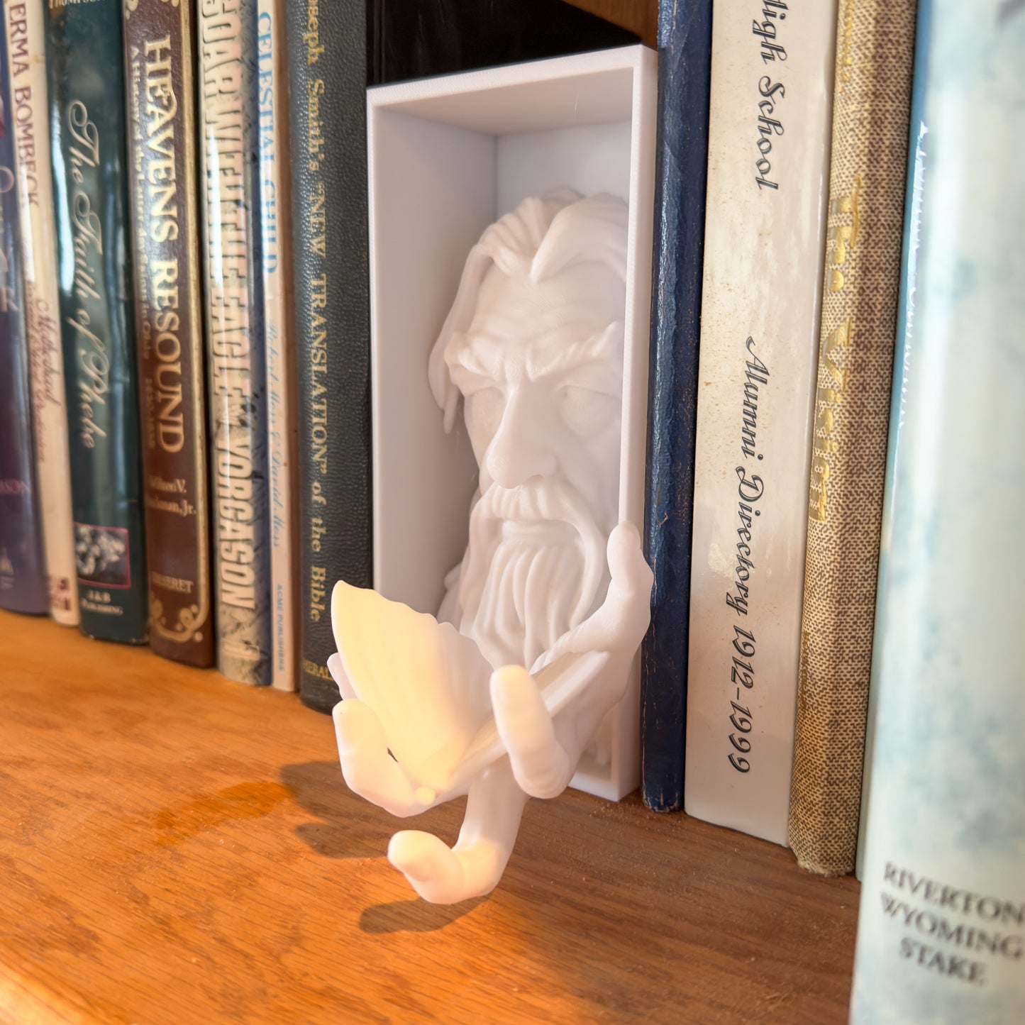 3D Printed Gandalf Book Nook - LOTR - Lord Of The Rings- Books - Decoration - Gift - For Him - For Her - Book Lover - Book Worm