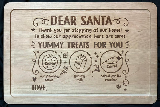 Santa Treat Serving Tray