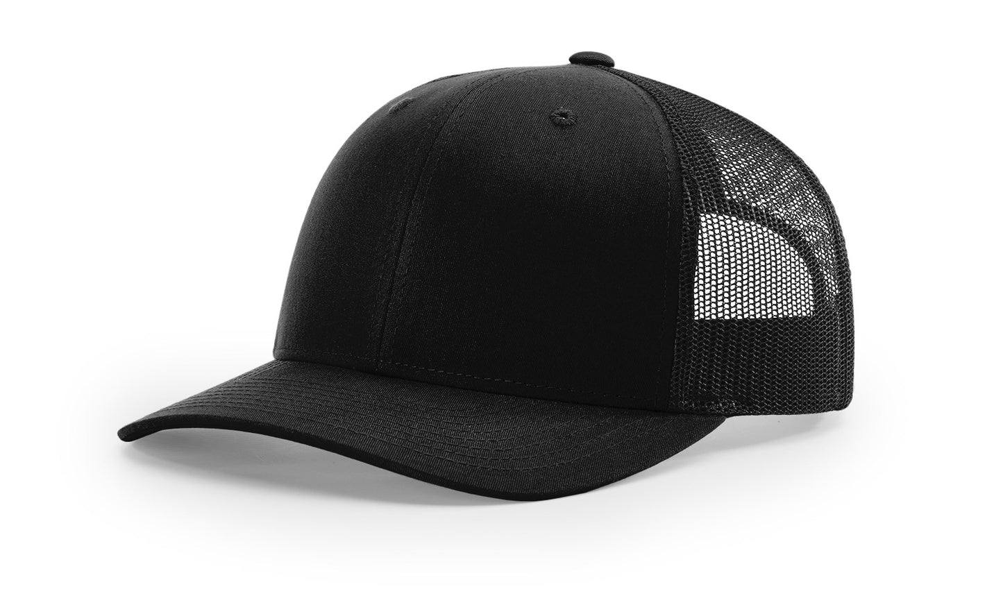 Support Your Local Bearded Dad With Cowboy Hat | Richardson Leatherette Patch Hat | Father's Day Gift | Beard Dad Trucker Cap